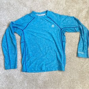 Coolibar kids agility long sleeve fitness tee UPF 50+